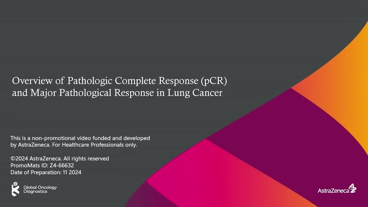 Video on overview of pathological complete response and major pathological response in lung cancer